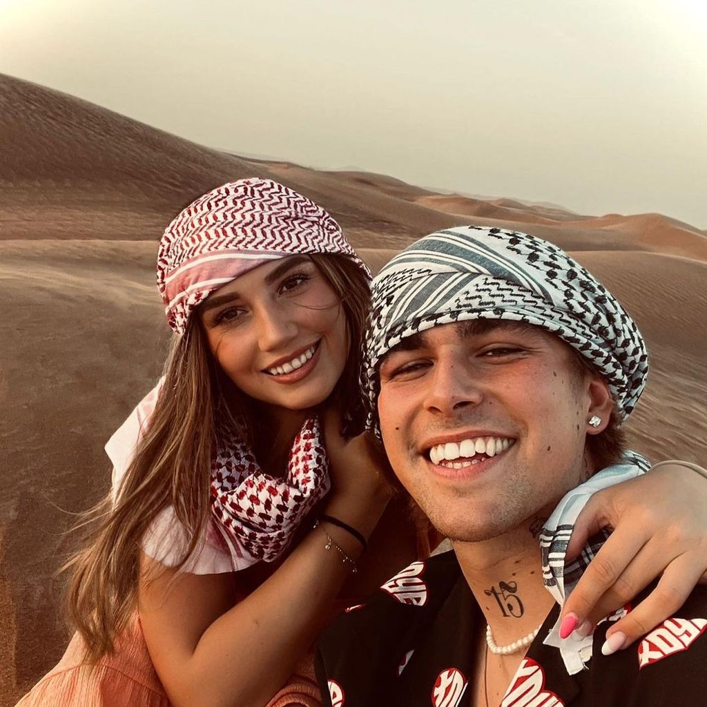 Matthias Höhn und seine Freundin Michelle 2022 in Dubai