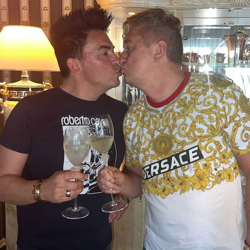 Matthias Mangiapane und Hubert Fella an ihrem Hochzeitstag