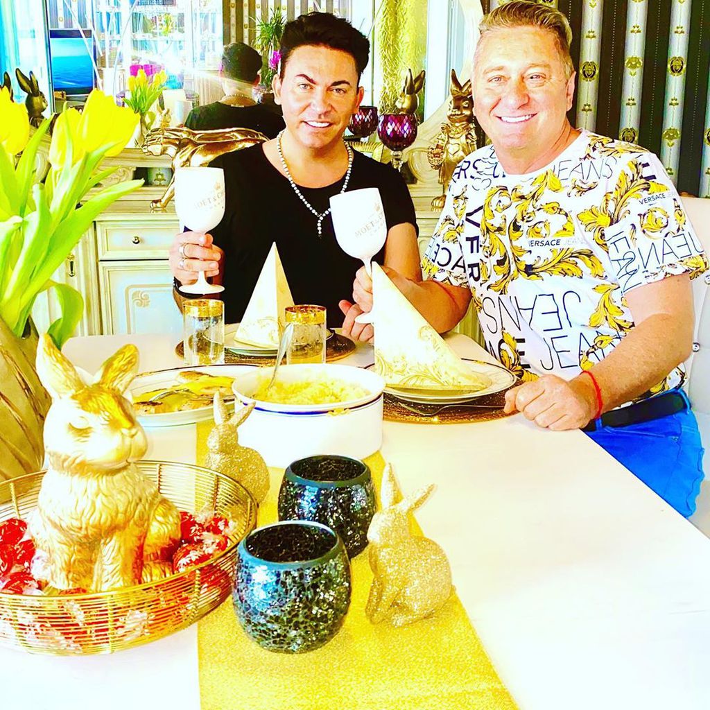 Matthias Mangiapane und Hubert Fella im April 2020 in Hammelburg