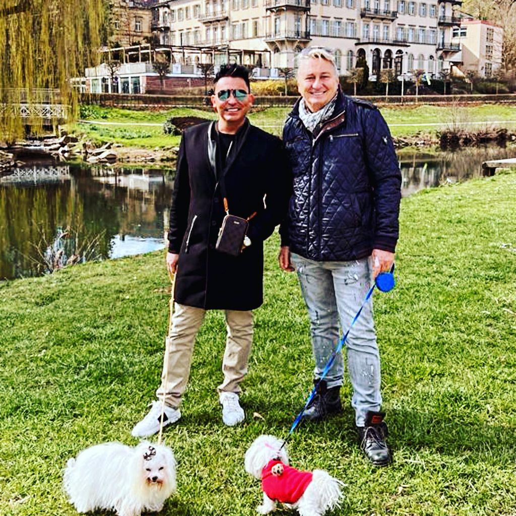 Matthias Mangiapane und sein Partner Hubert Fella, 2022