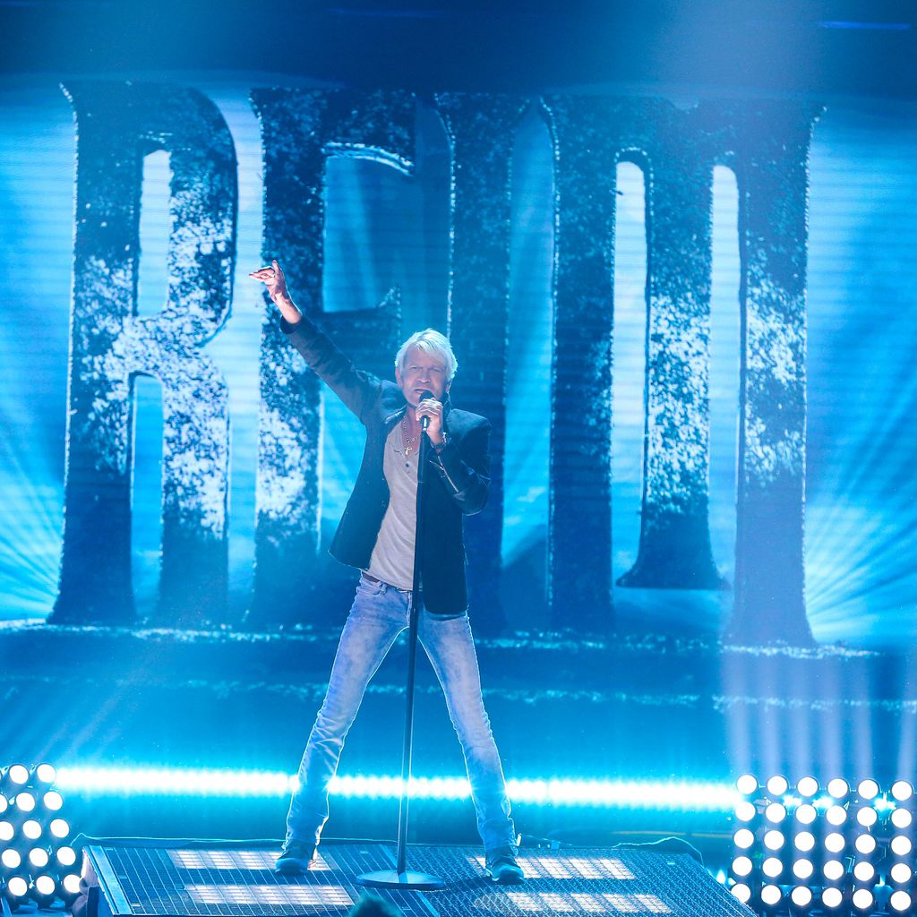 Schlagerstar Matthias Reim bei einem Konzert in Berlin, 2016