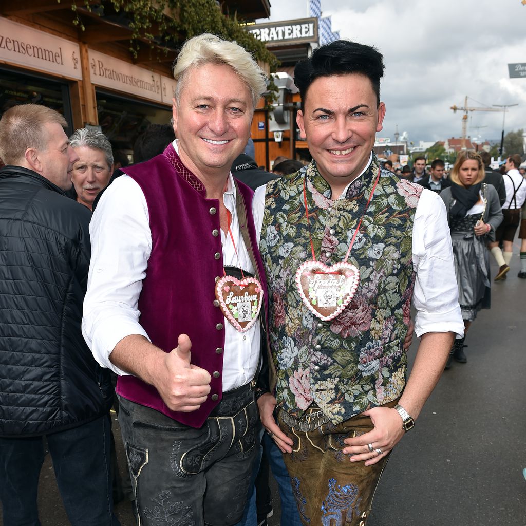 Hubert Fella und Matthias Mangiapane beim Oktoberfest in München