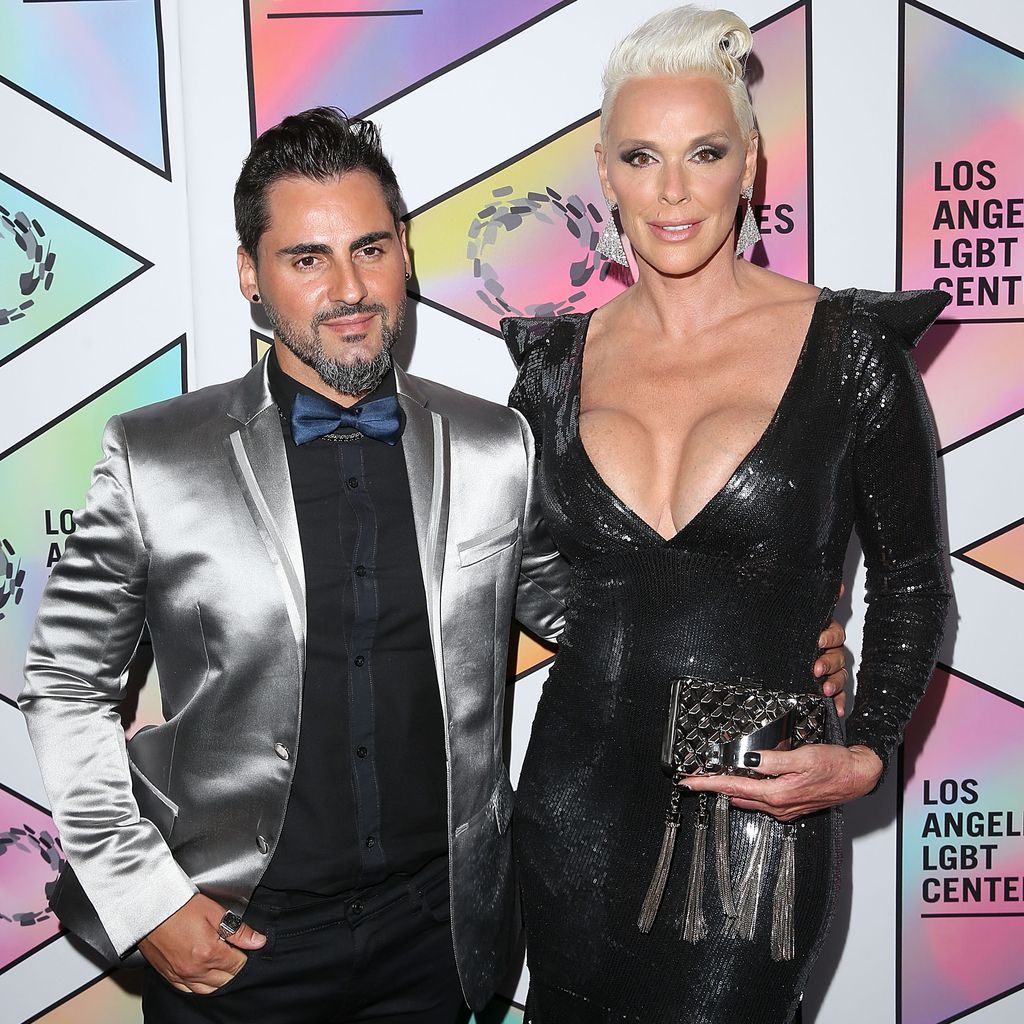 Mattia Dessi und Brigitte Nielsen in Los Angeles