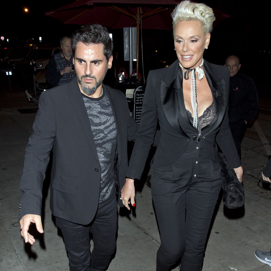 Mattia Dessi und Brigitte Nielsen im Januar 2019