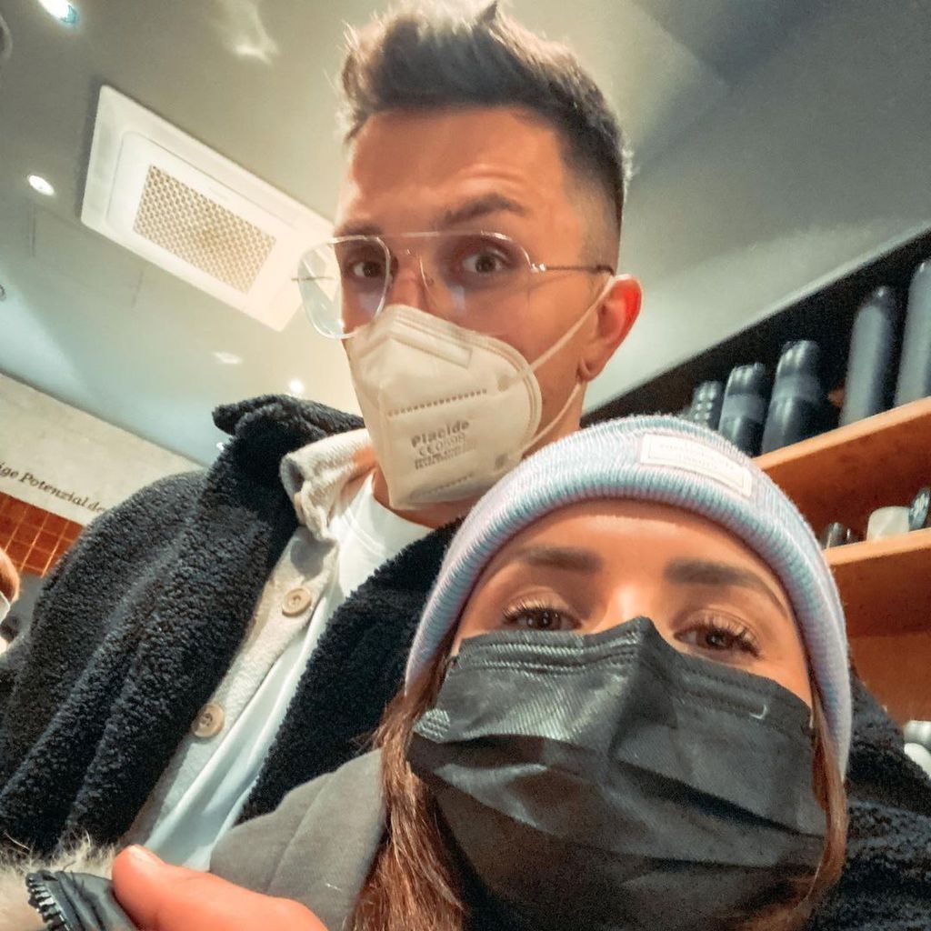 Maurcie Grube und seine Freundin Melina