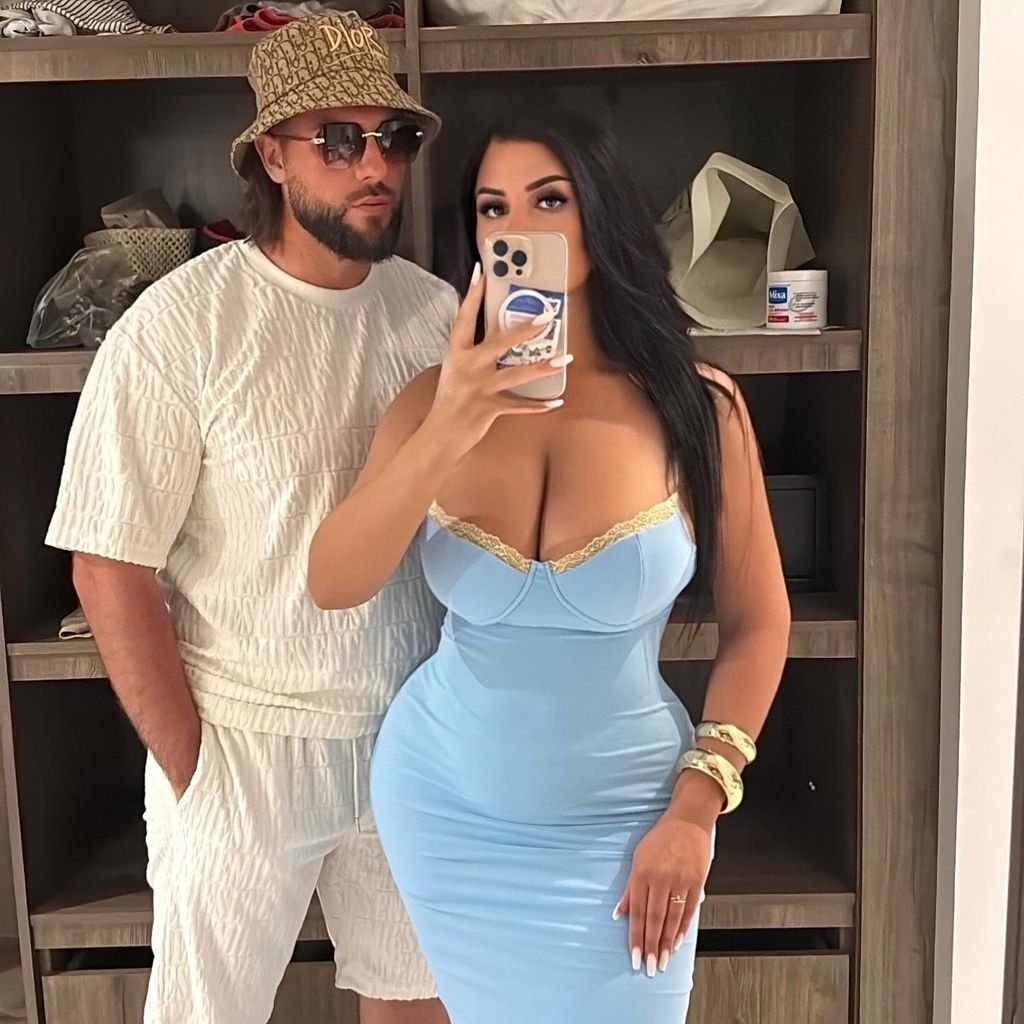 Maurice Dziwak und seine Partnerin Leandra