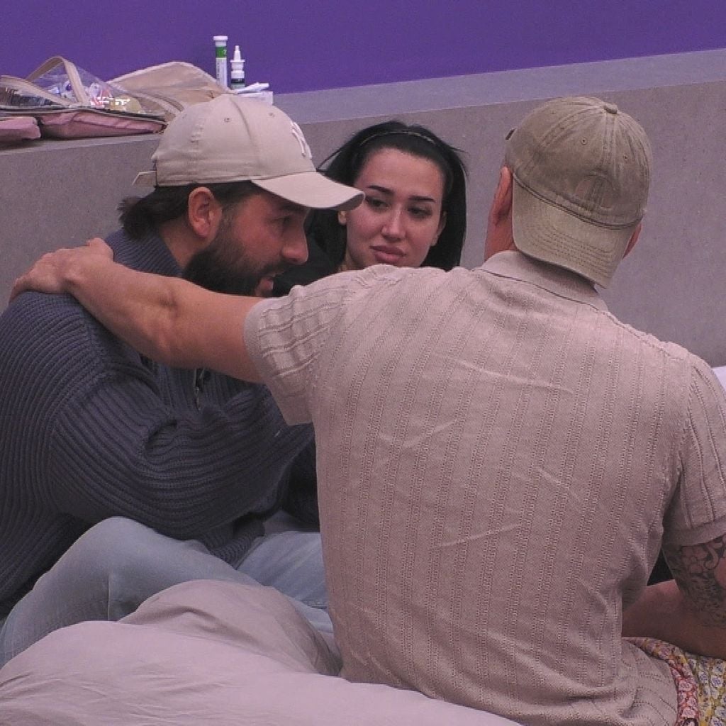 Maurice Dziwak, Francesca Morgese und Christian Lell bei "Promi Big Brother" 2026