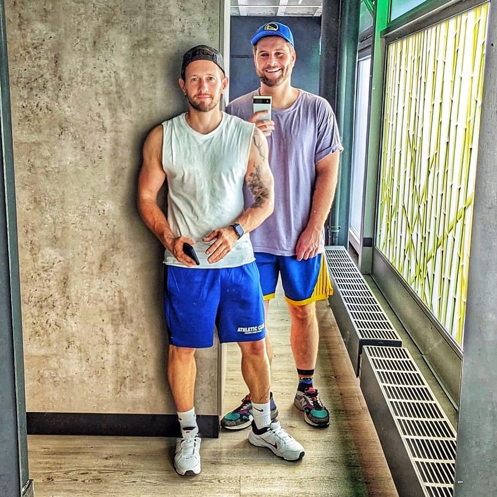 Maurice Gajda und sein Partner Mitch, 2023