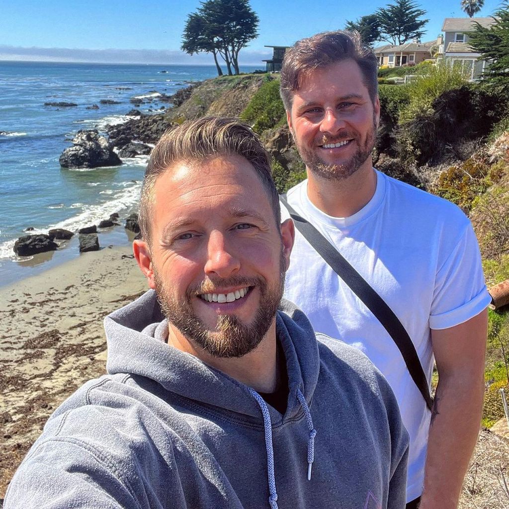 Maurice Gajda und sein Partner Mitch im August 2023