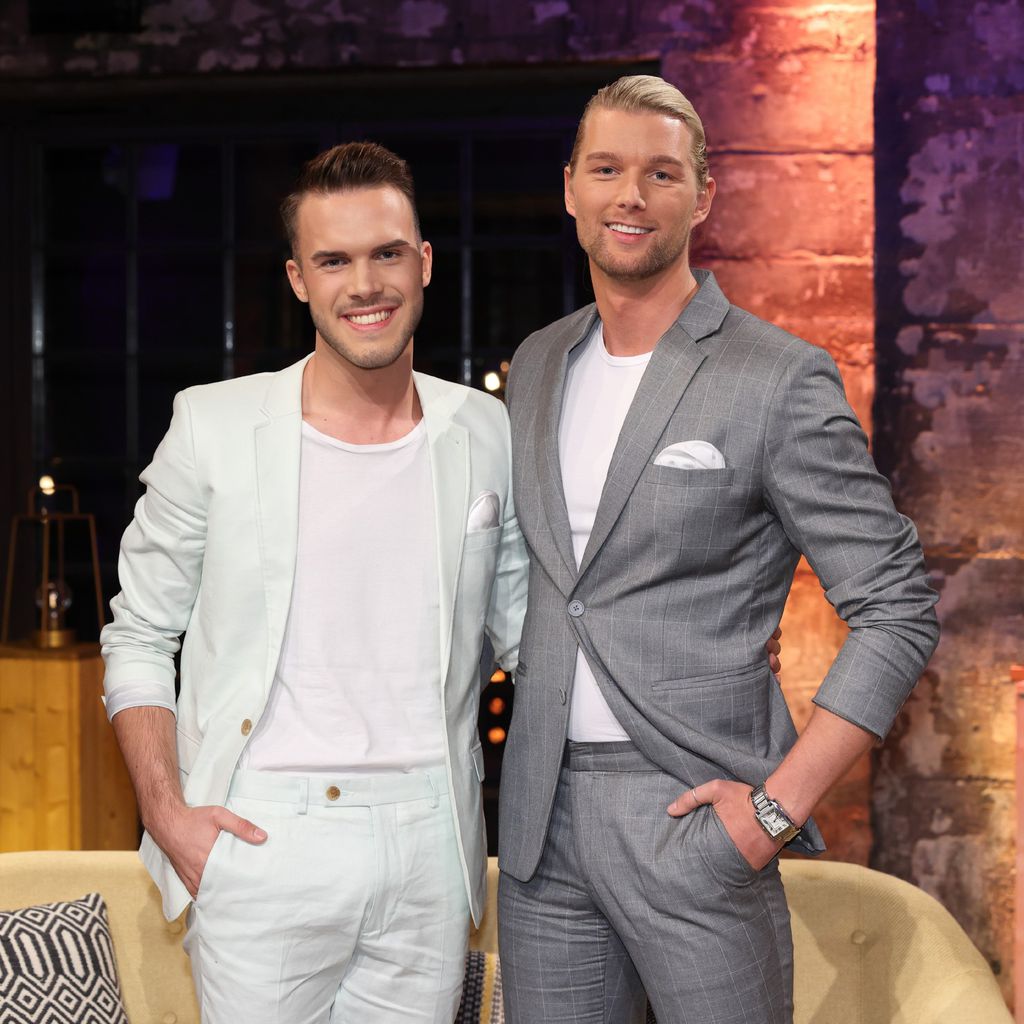 Maurice Schmitz und Kim Tränka bei der "Prince Charming"-Wiedersehensshow