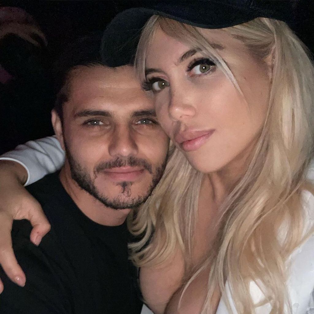 Fußballer Mauro Icardi mit seiner Frau Wanda