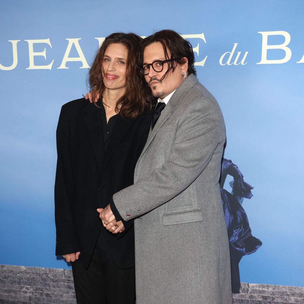 Maïwenn Le Besco und Johnny Depp in London, April 2024
