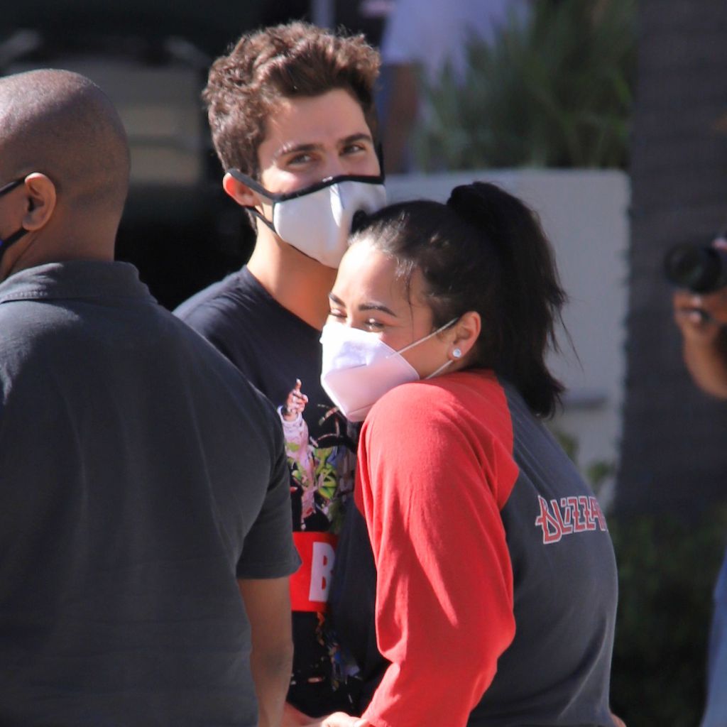 Max Ehrich und Demi Lovato im Juli 2020