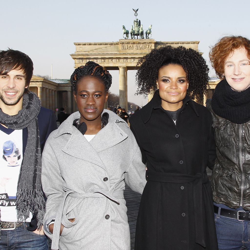 Max Giesinger, Ivy Quainoo, Kim Sanders und Michael Schulte in Berlin 2012