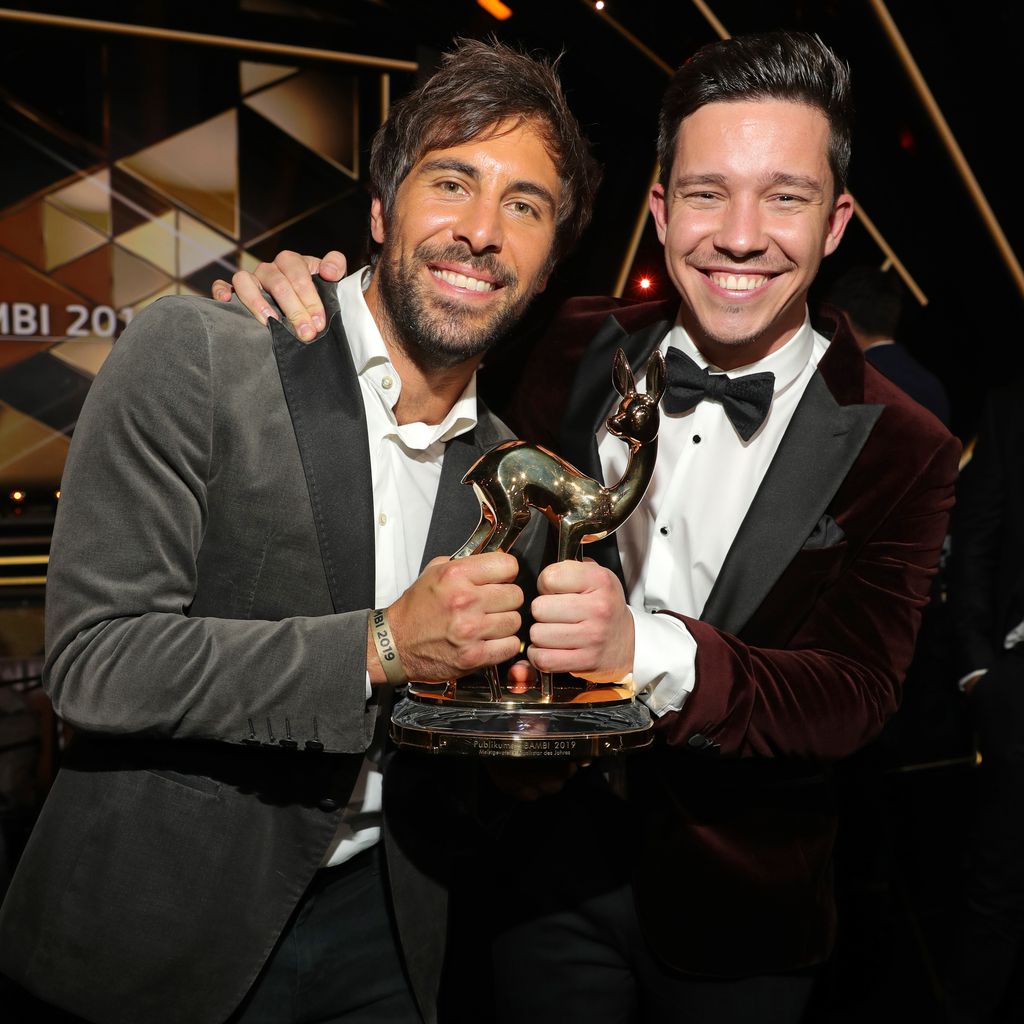 Max Giesinger und Nico Santos bei den Bambis in Baden-Baden im November 2019