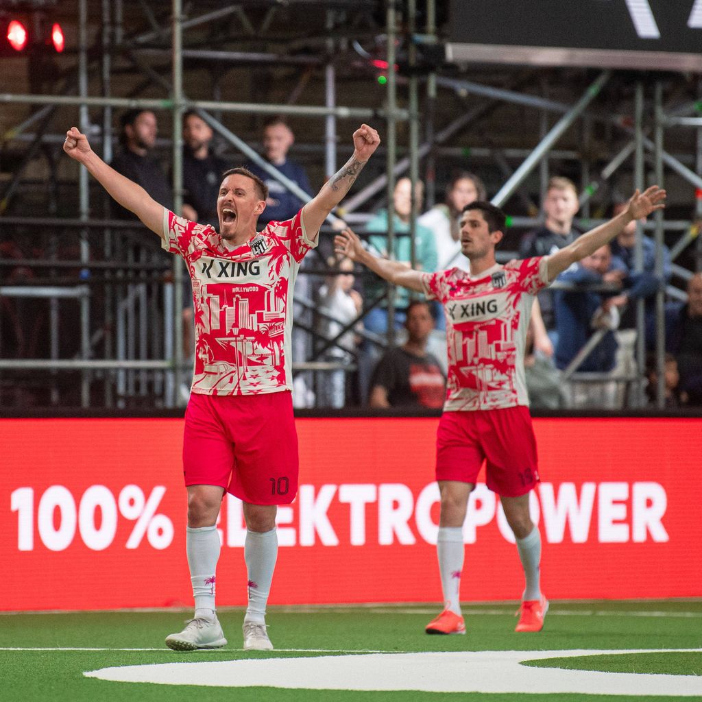 Max Kruse und Dennis Mast für Hollywood United in der Baller League Saison 2025