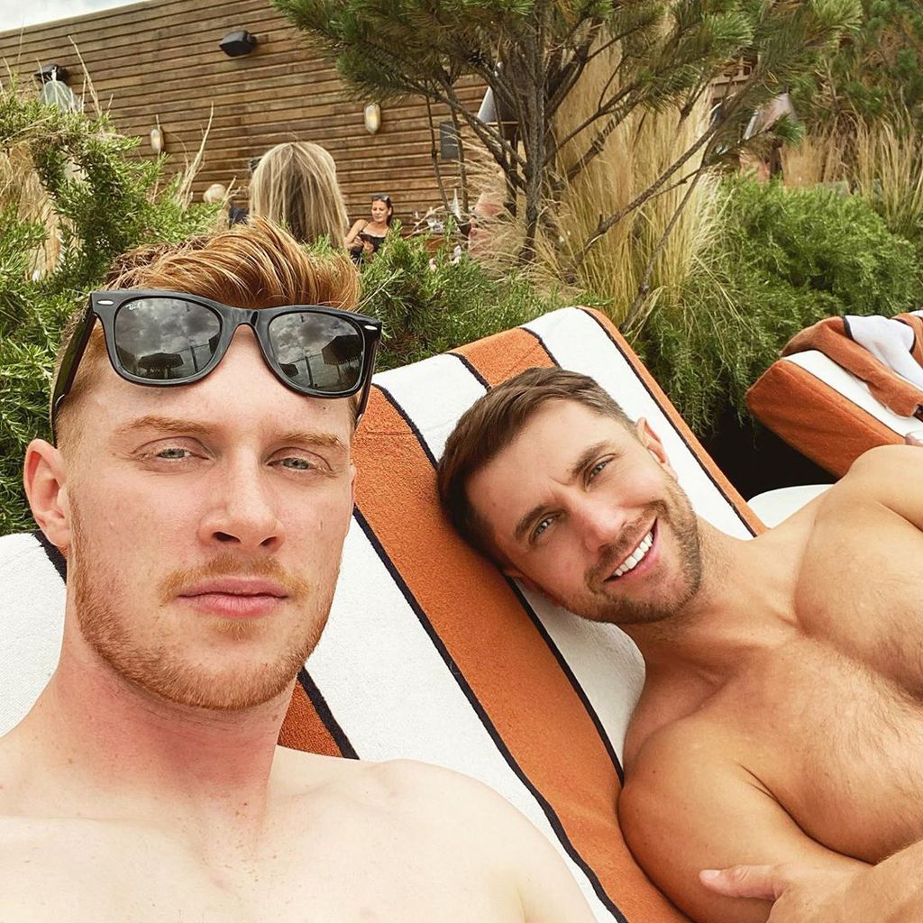 Max Parker und Kris Mochrie im Juli 2020
