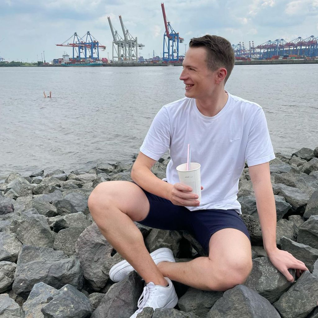 Max Rogall im August 2021 in Hamburg