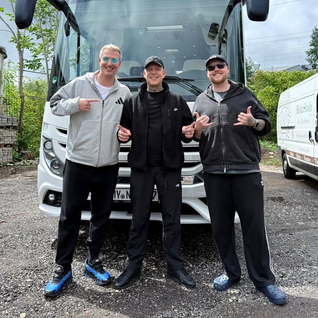 Max Schradin, MontanaBlack und Zarbex im Juni 2025