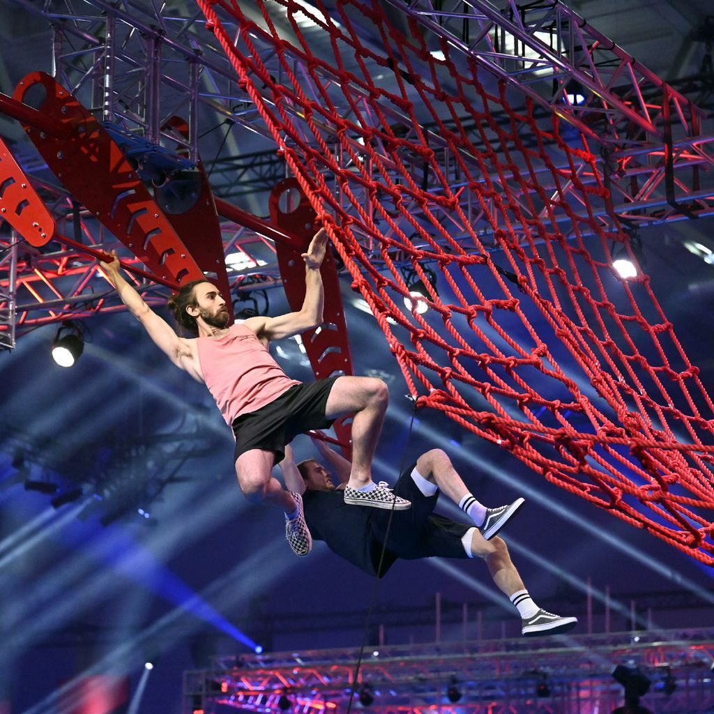 Max Sprenger und Ivo Rupena bei "Ninja Warrior Germany Allstars"
