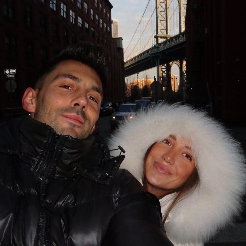 Max Wilschrey mit seiner Freundin Laura, Januar 2025