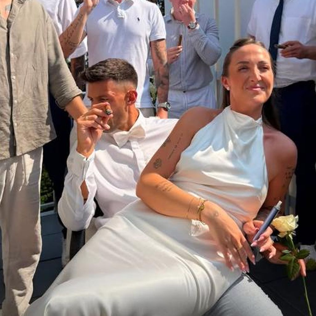 Max Wilschrey und Ehefrau Laura, Juli 2026
