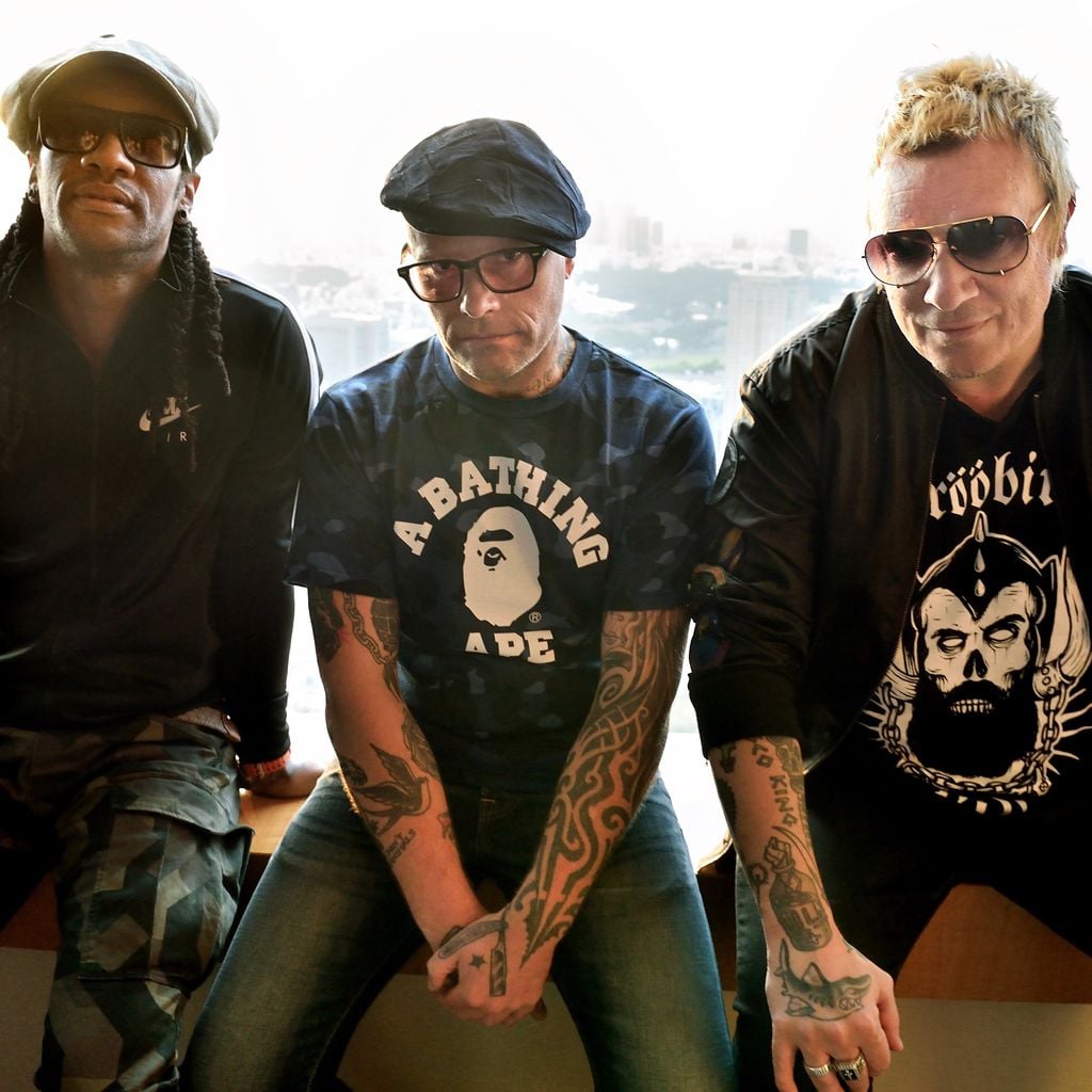 Maxim, Keith Flint und Liam Howlett von The Prodigy