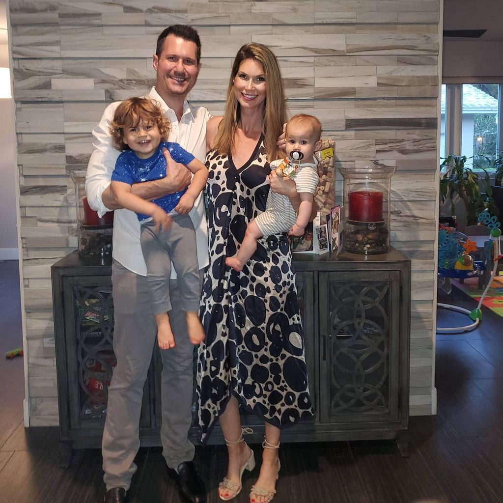 Maya Vander mit ihrer Familie