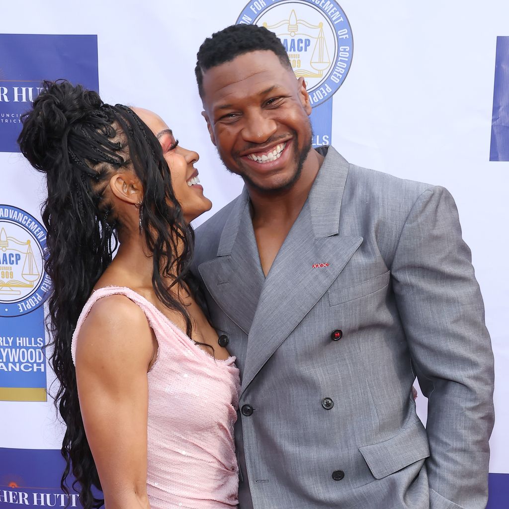 Meagan Good und Jonathan Majors im Juni 2024