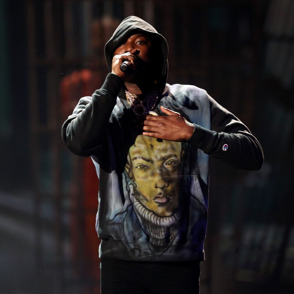 Meek Mill bei seinem Auftritt bei den BET Awards in Los Angeles