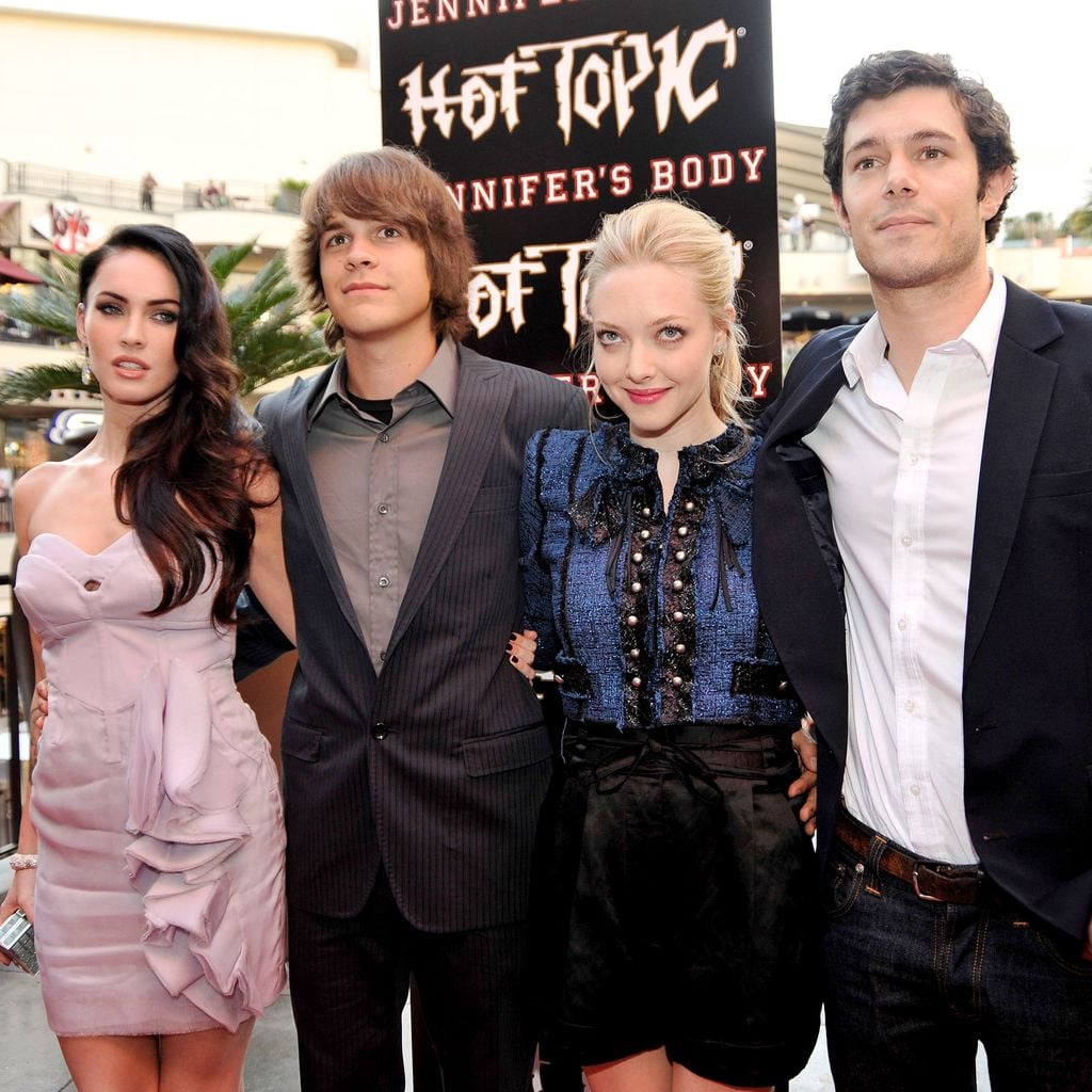 Bei einem Fan-Event zu "Jennifer's Body" in Los Angeles: Megan Fox, Johnny Simmons, Amanda Seyfried und Adam Brody