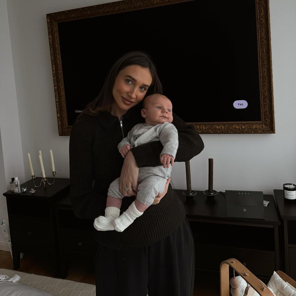 Megan McKenna und ihr Sohn Landon, November 2024