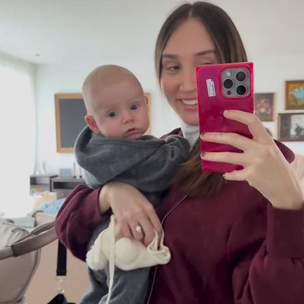 Megan McKenna und ihr Sohn Landon, Februar 2025