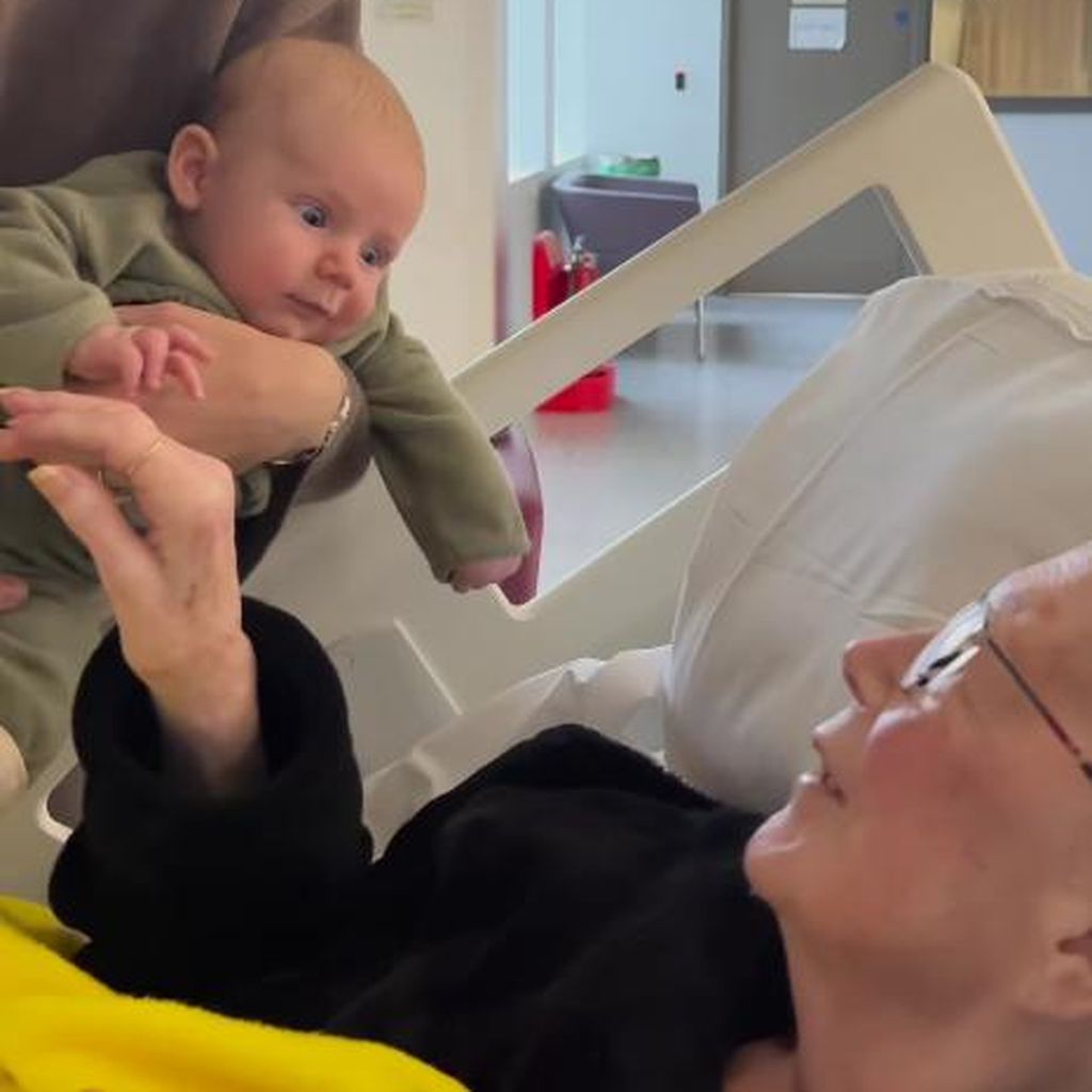 Megan McKenna, ihr Sohn Landon und ihre Oma Jean