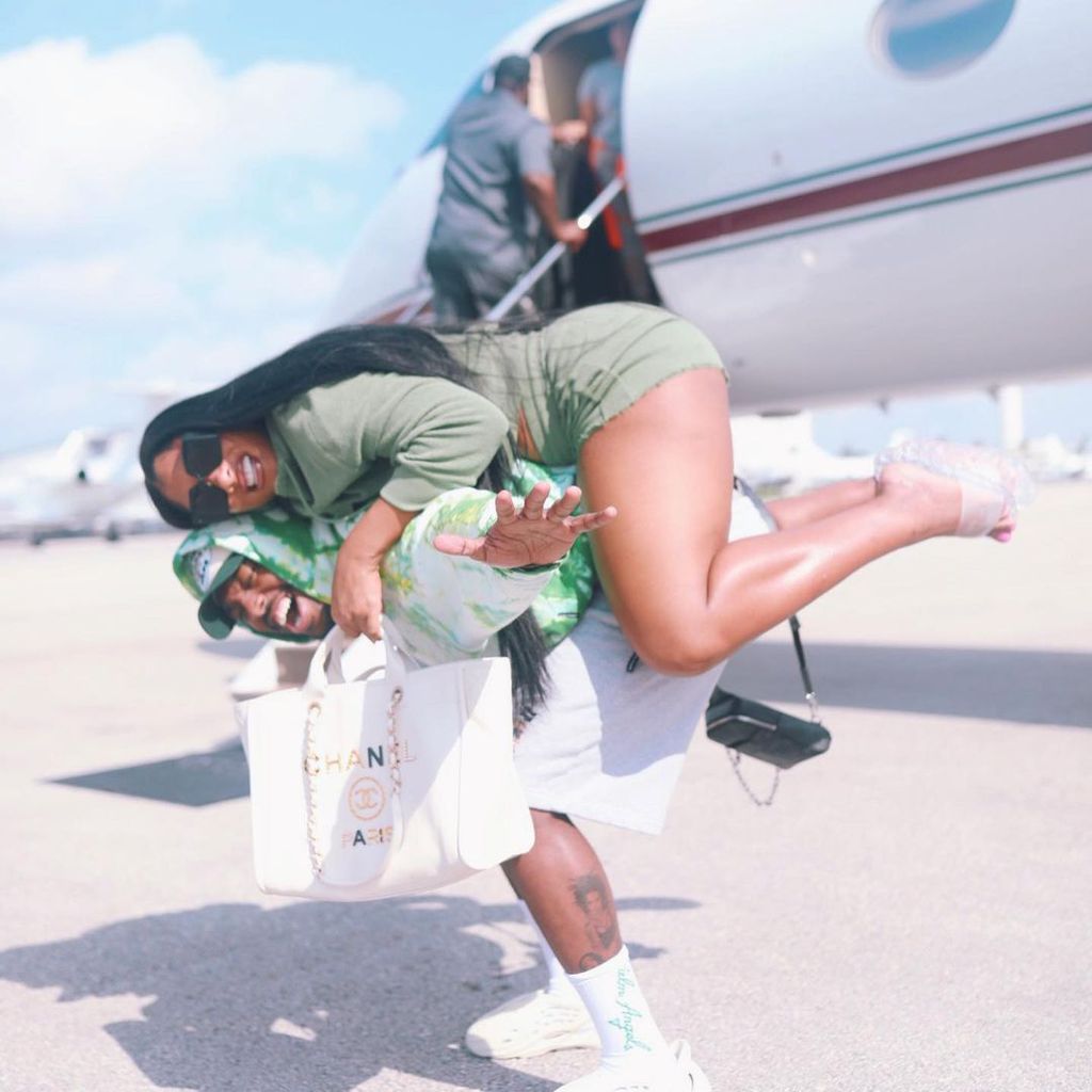 Megan Thee Stallion und ihr Freund Pardi Fontaine