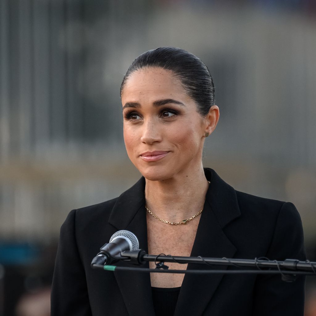 Herzogin Meghan bei ihrer Rede in Genf