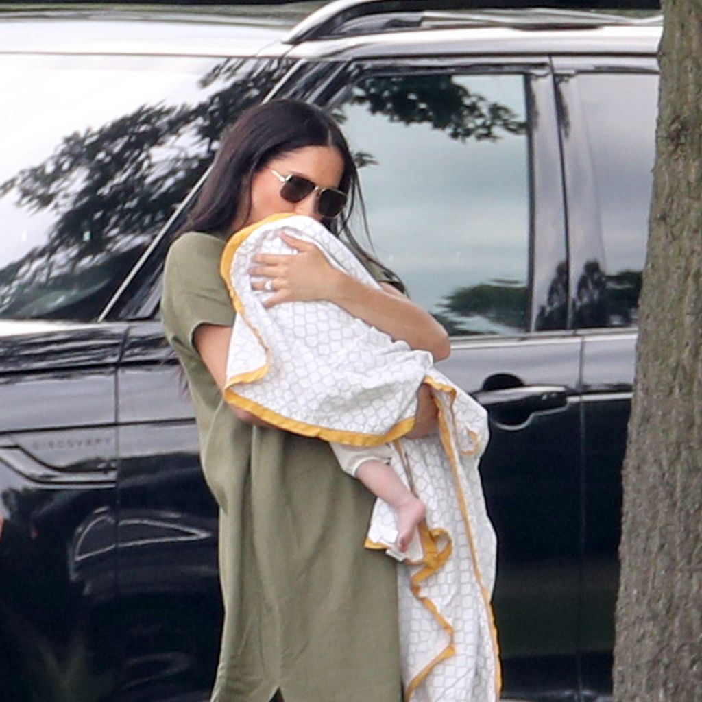 Meghan, Herzogin von Sussex, mit Prinz Archie beim King Power Royal Charity Polo Day in Wokingham, 10. Juli 2019