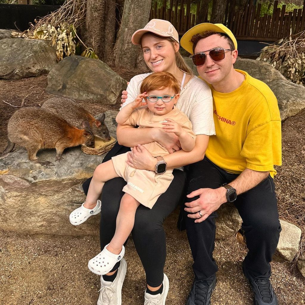 Meghan Trainor, Riley und Daryl Sabara im Zoo