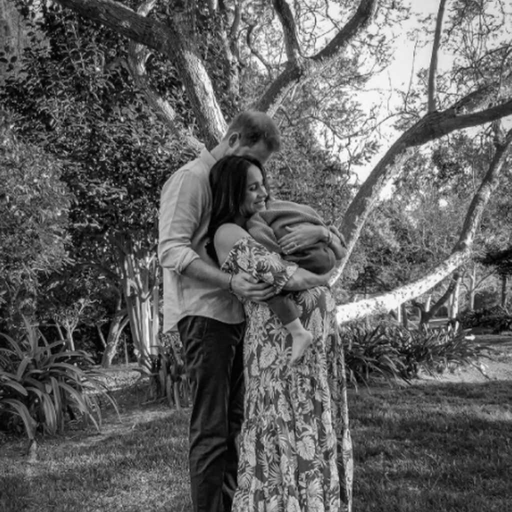 Prinz Harry und Herzogin Meghan mit ihrem Sohn Archie