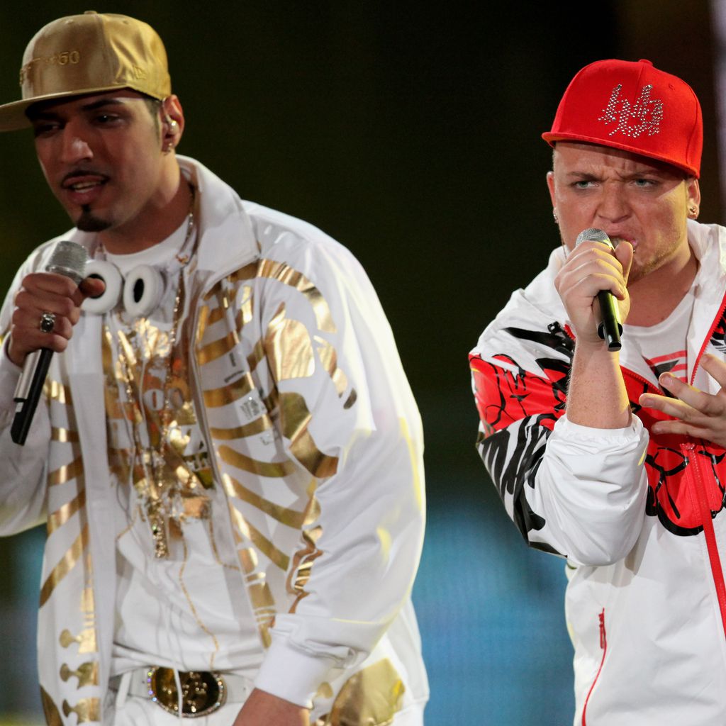 Mehrzad Marashi und Menowin Fröhlich beim DSDS-Finale 2010