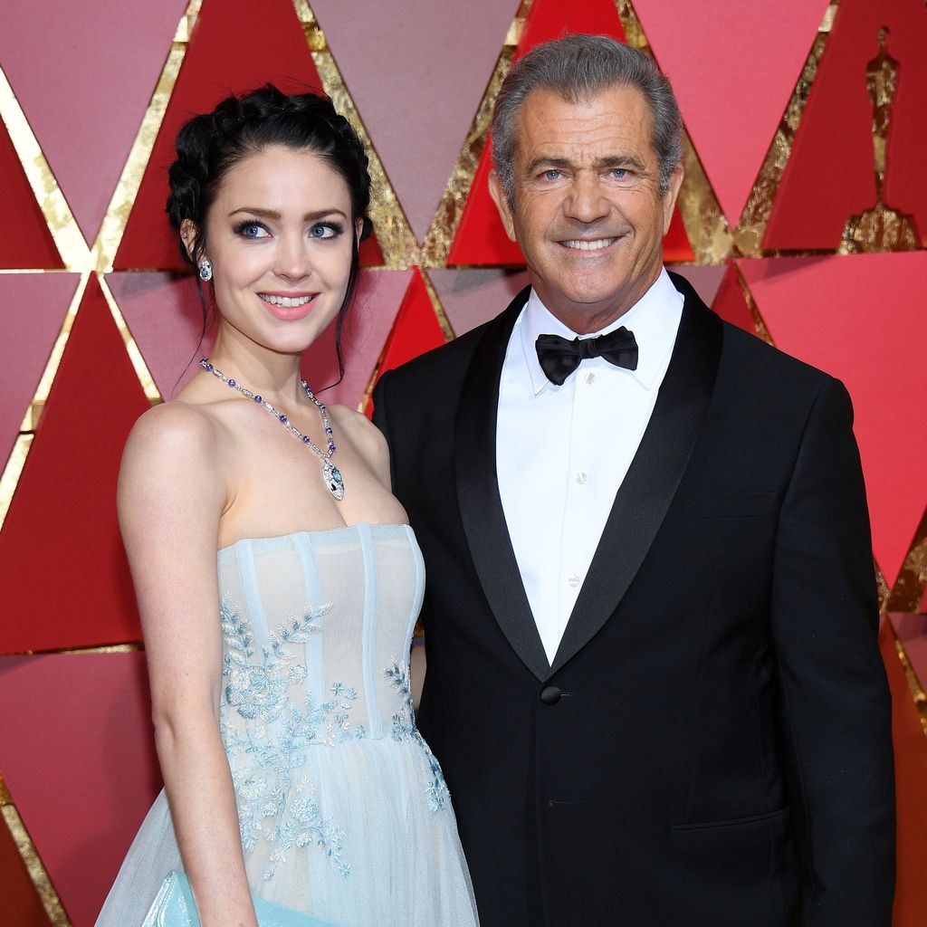 Rosalind Ross und Mel Gibson während der Oscars 2017