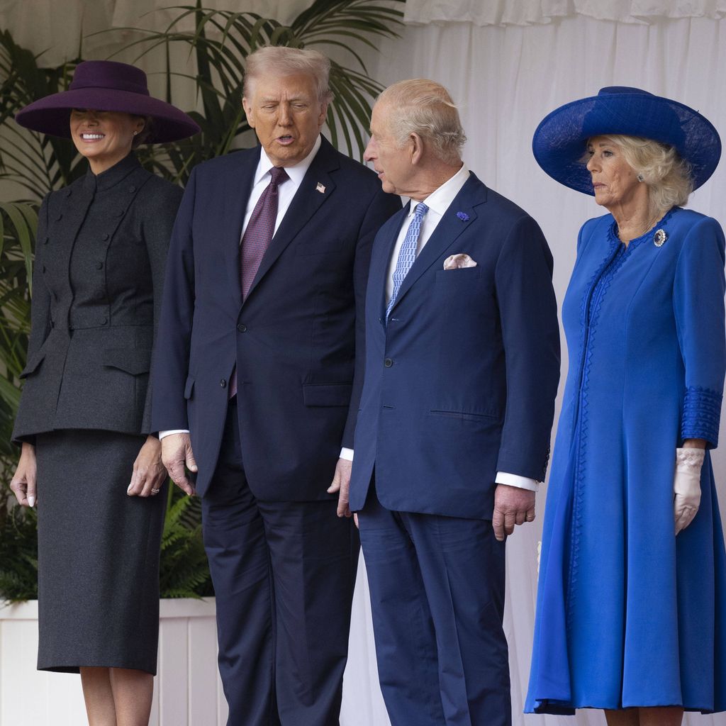 Melania Trump, Donald Trump, König Charles und Königin Camilla im September 2025 in Windsor