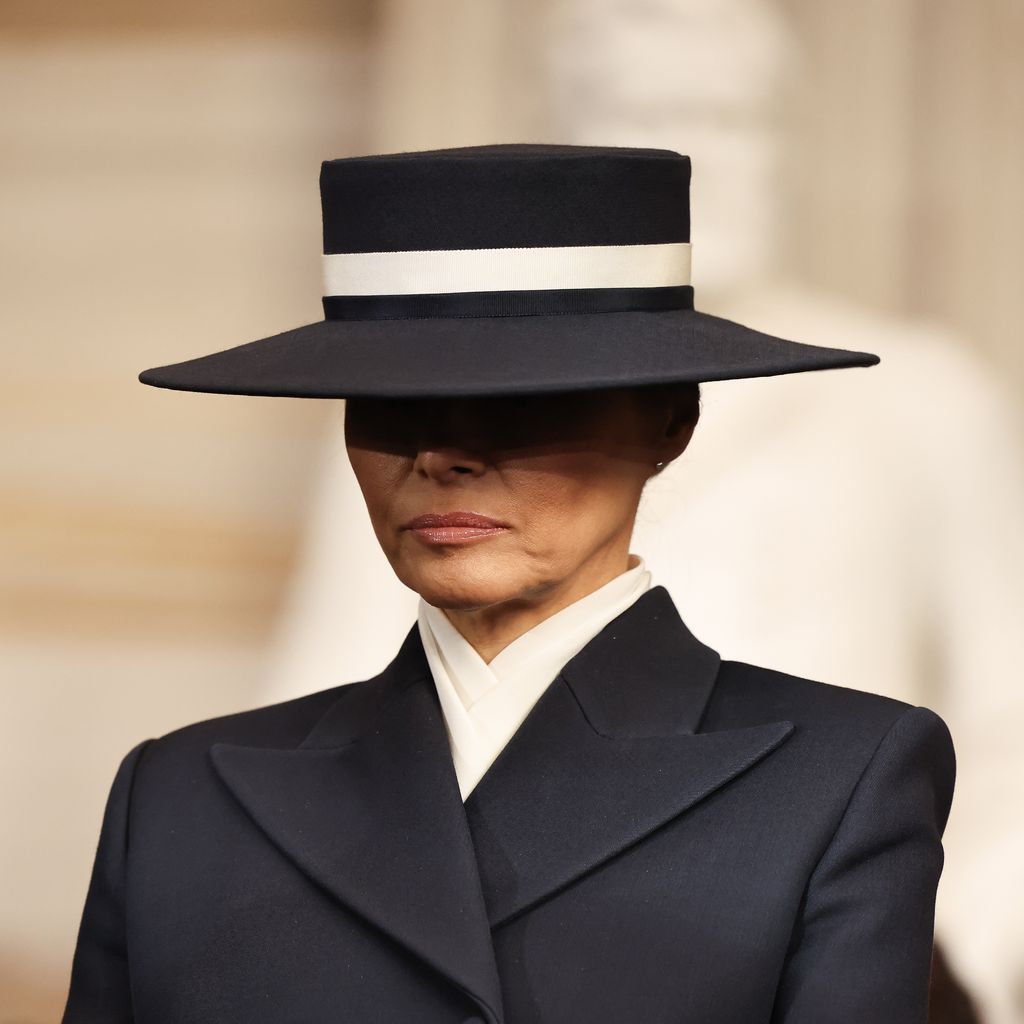 Melania Trump bei der Amtseinführung ihres Mannes Donald Trump, Januar 2025
