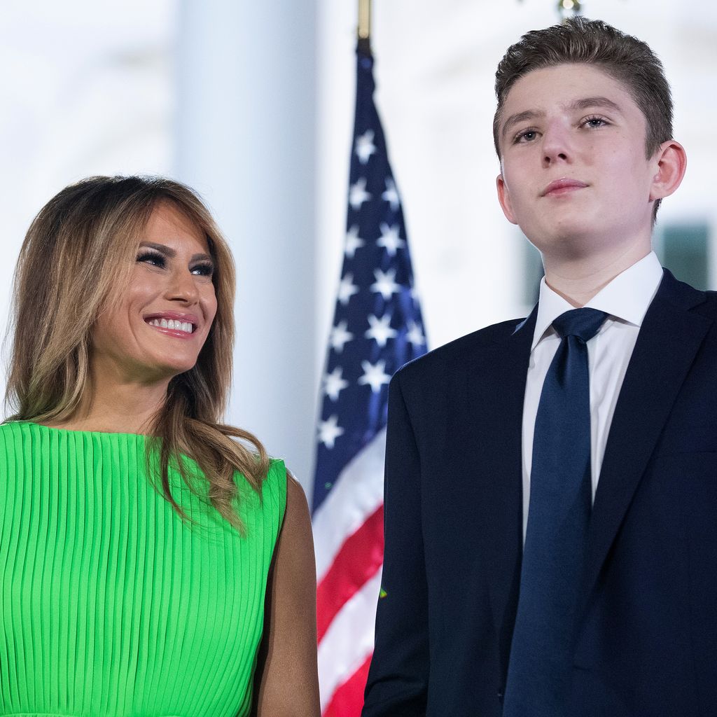 Melania Trump und Barron Trump, 2020