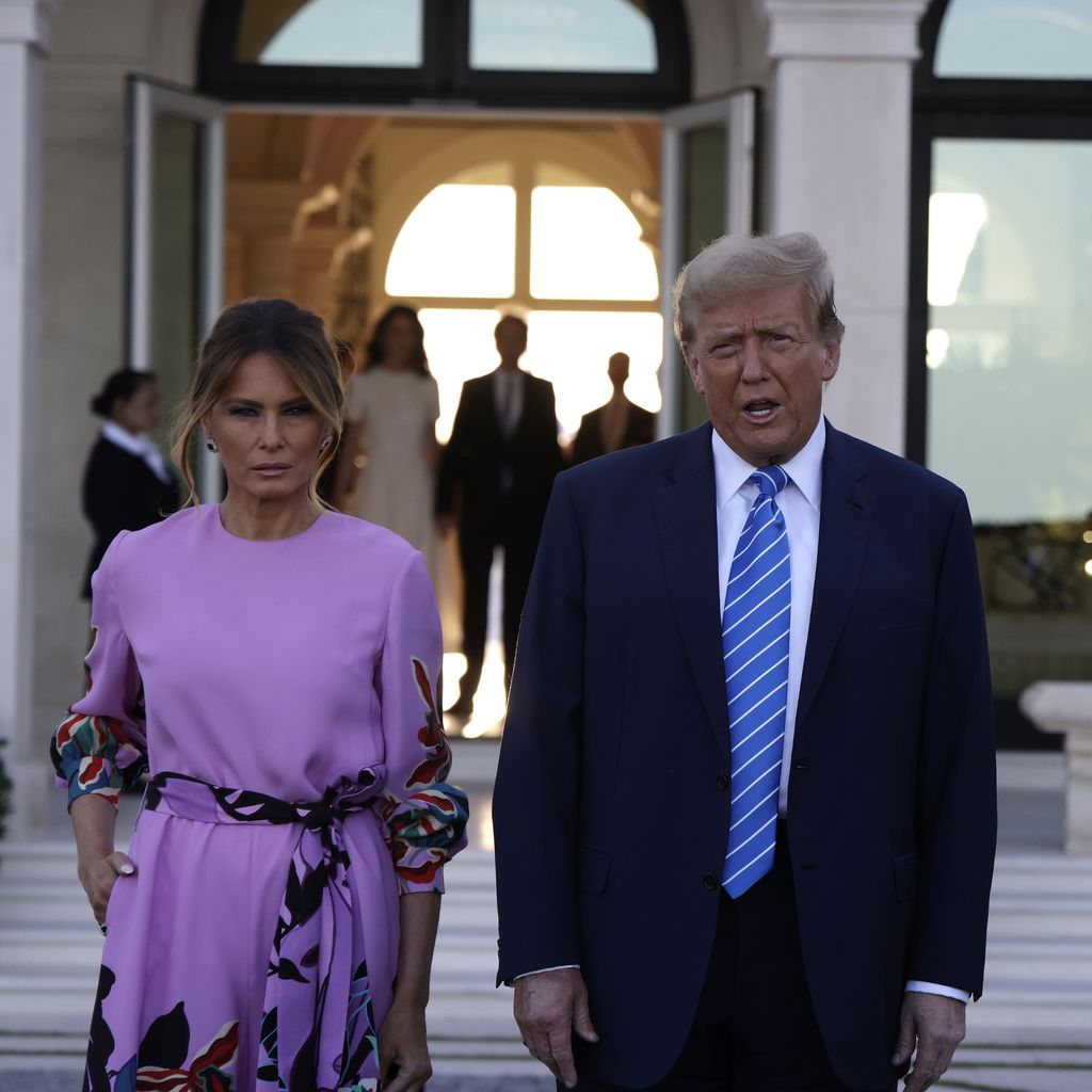 Melania Trump und Donald Trump, April 2024
