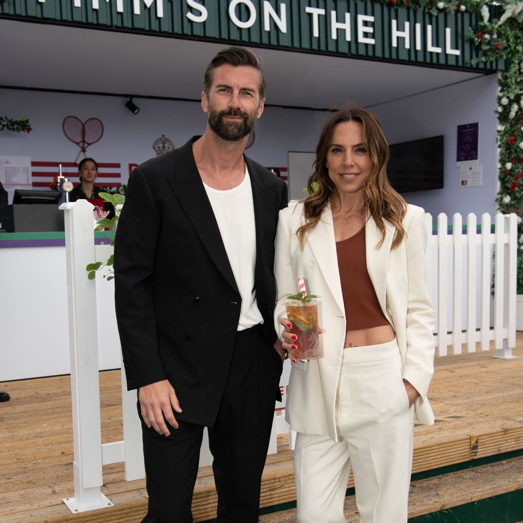 Mel C und ihr neuer Partner, Wimbledon 2024