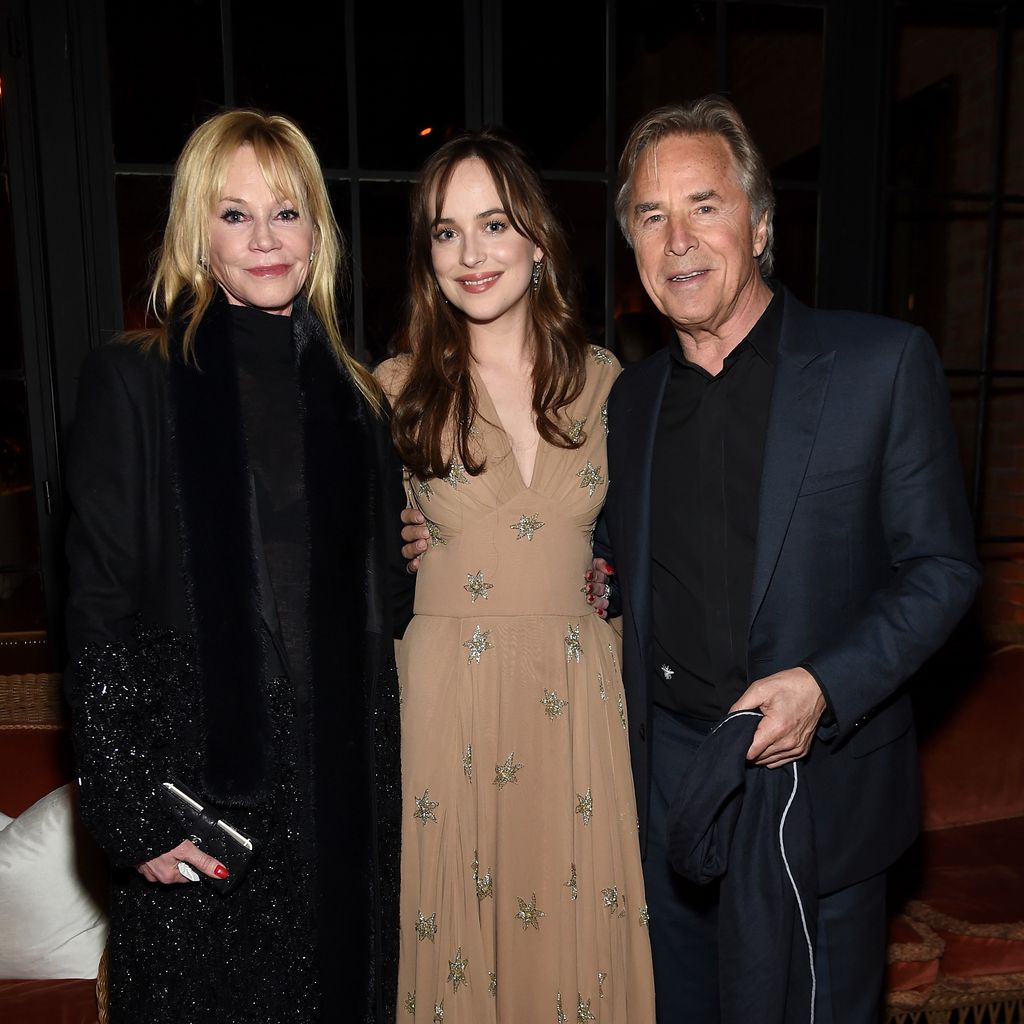 Melanie Griffith, Dakota Johnson und Don Johnson im Februar 2016