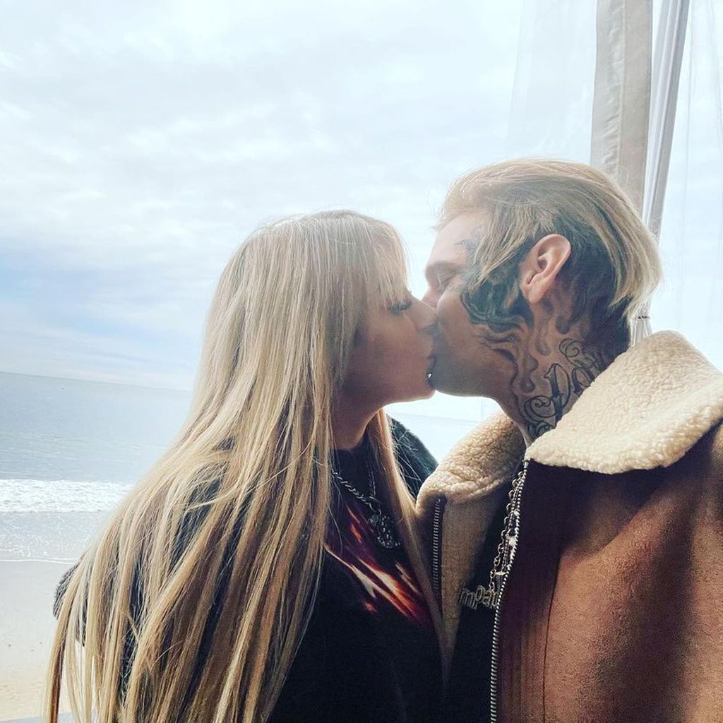 Melanie Martin und Aaron Carter im Februar 2021
