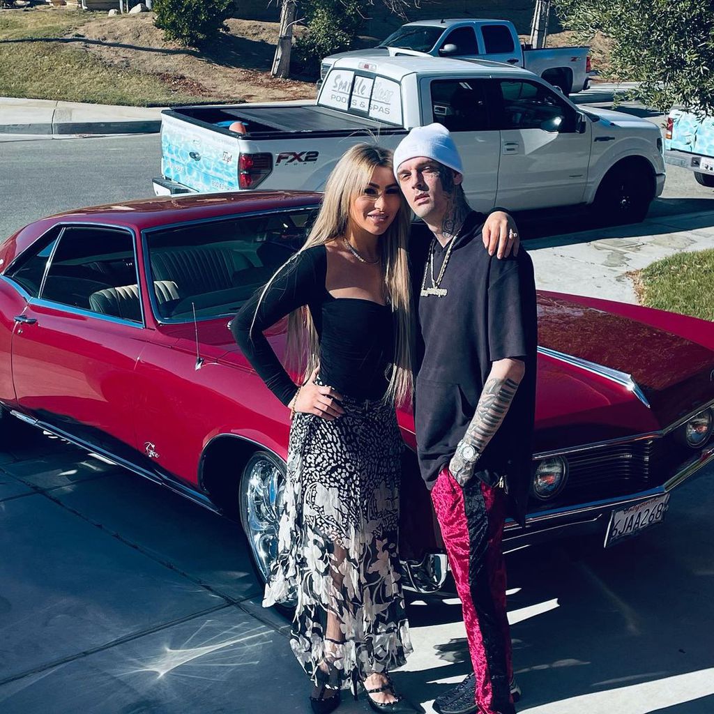 Melanie Martin und Aaron Carter im Februar 2021