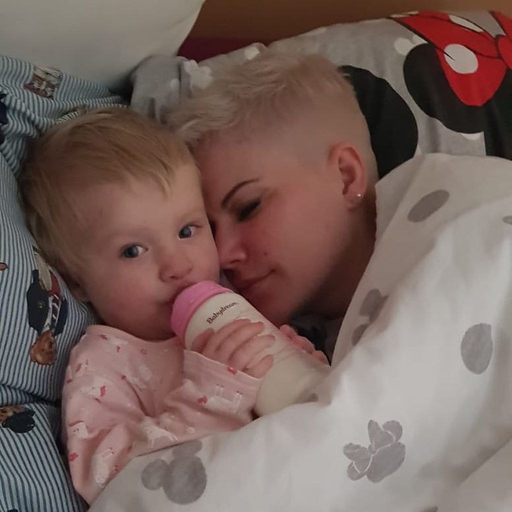 Melanie Müller mit ihrer Tochter Mia Rose